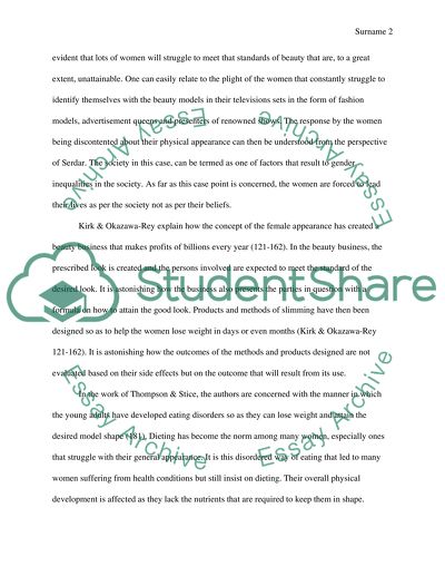 Women, their Bodies and Beauty Perceptions