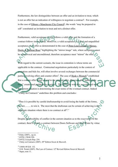 Analysis of Business Law Case