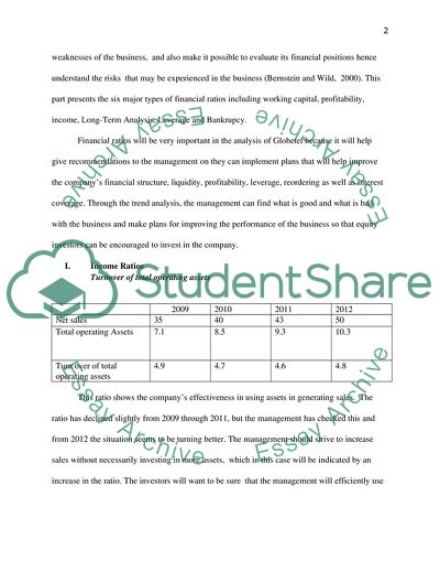 Trend Analysis and Cross-Sectional Analysis