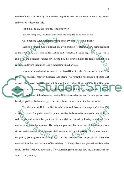 Aeneid essay