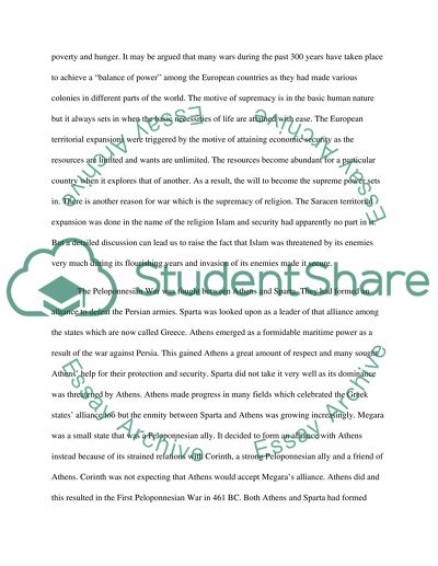 The Problem of Security in International Politics