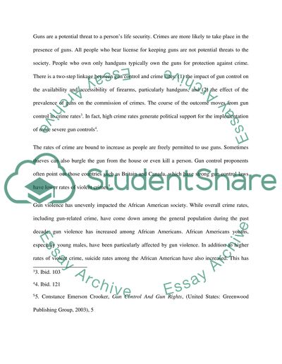 Gun Control in the United States