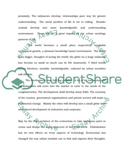 Different Aspects of Ecotourism