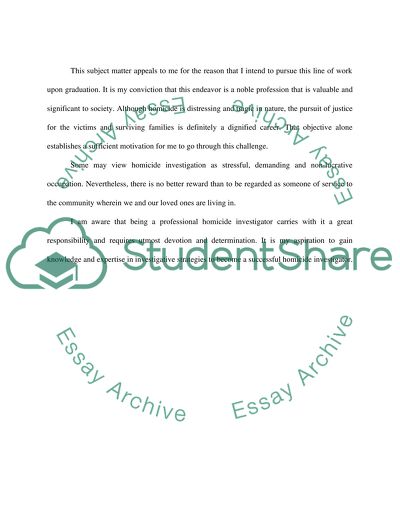 Homicide Investigation