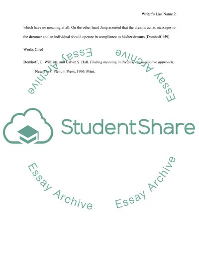 All Dreams Have a Meaning