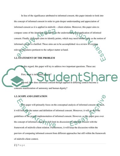 Informed Consent in Midwifery