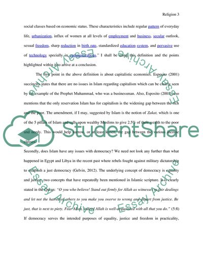 Religion Is Incompatible with Modernity