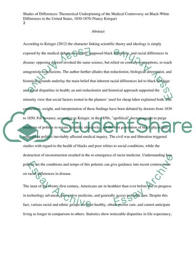 Shades of Differences