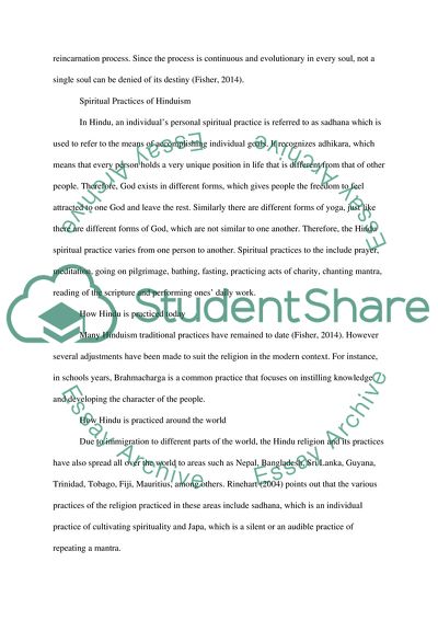 Comparison between Hinduism and Buddhism