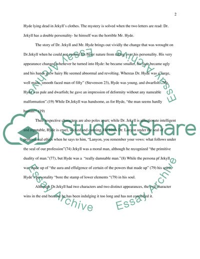 The Jekyll and Hyde Syndrome