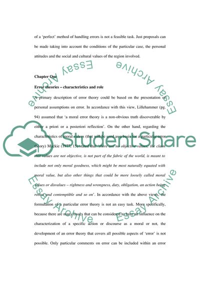 How Compelling Are Mackies Argument from Relativity and Queerness
