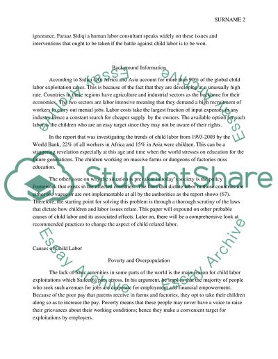 Is Child Labor Efficient