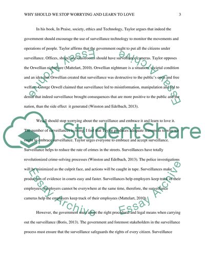 Why should we stop worrying and learn to love WK3 assignment