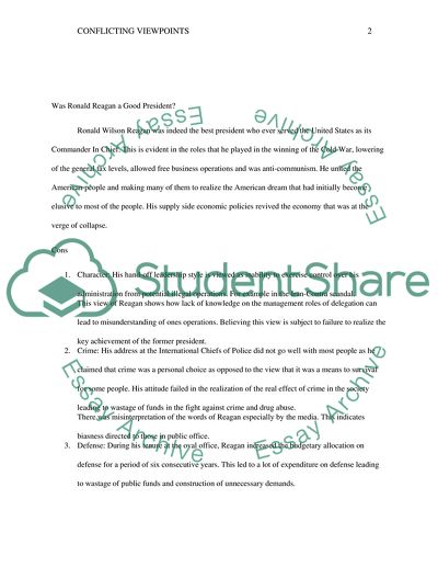 Was Ronald Reagan a Good President