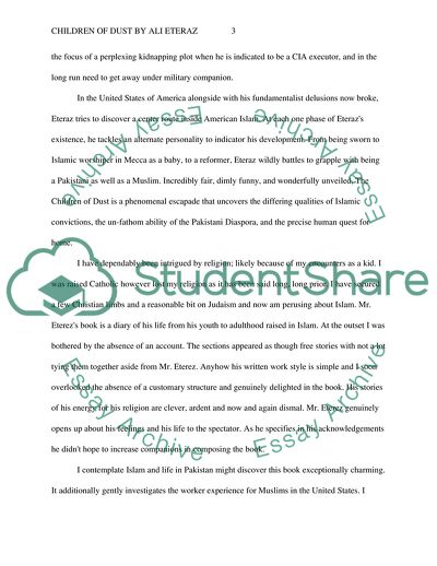 Critique of Children of Dust Written by Ali Eteraz