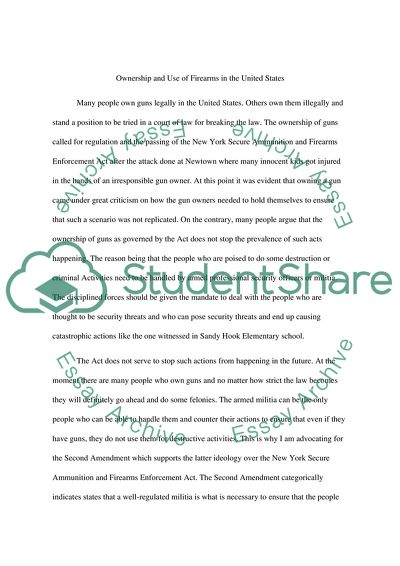 The New York Safe Act Implementation