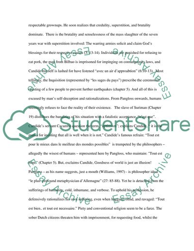 Candide and Fleurs du Mal