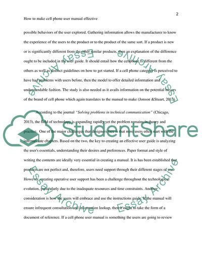 How to Make Cell Phone User Manual Effective