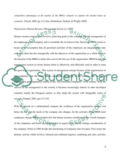 How Is the HRM Function of Multinational Companies Organized