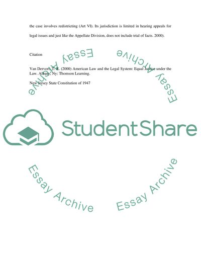 The New Jersey State Court System