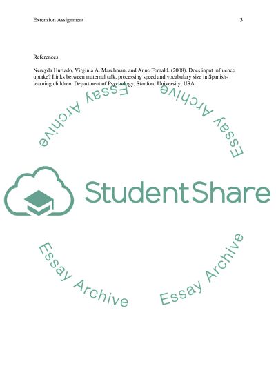 C105 Extension Assignment: Talking Matters