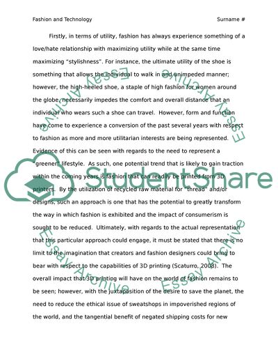 New Technology: How it Even Impacts on Fashion