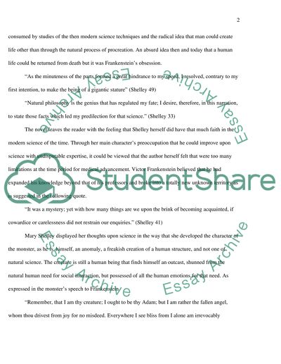 Frankenstein by Mary Shelly