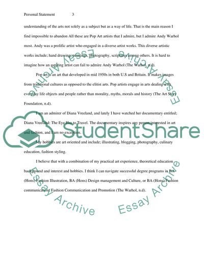 The Interest in Arts