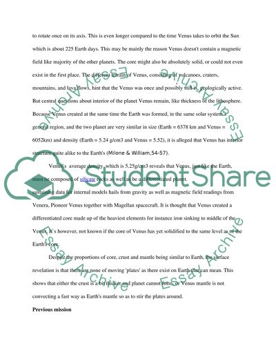 The interior structure of Venus