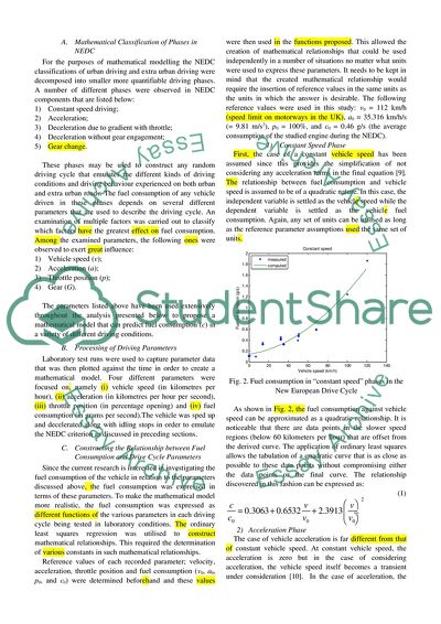 Drive Cycle Optimisation for Pollution Reduction