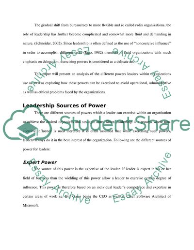 Leader Traits, Power, and Corruption