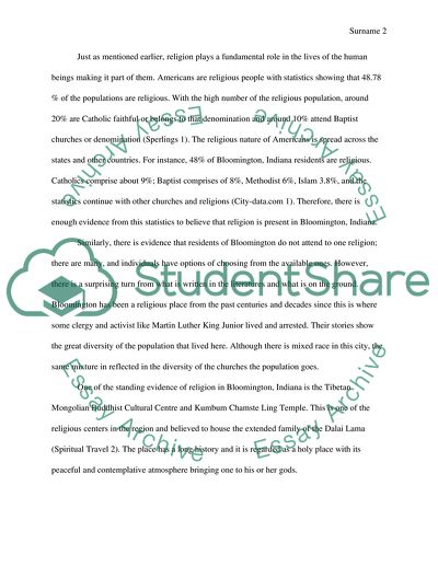 Religion in Bloomington