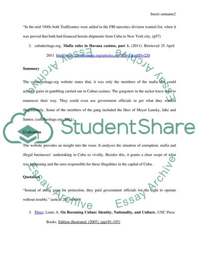 Illegal Activities in Cuba