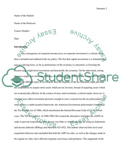 Alternative Minimum Tax