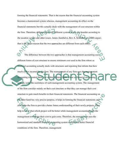 Current Issues in Management and Financial Accounting