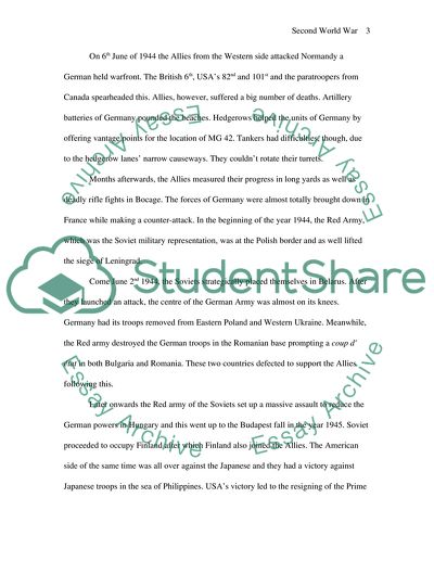 Combined Forces Operation in WWII