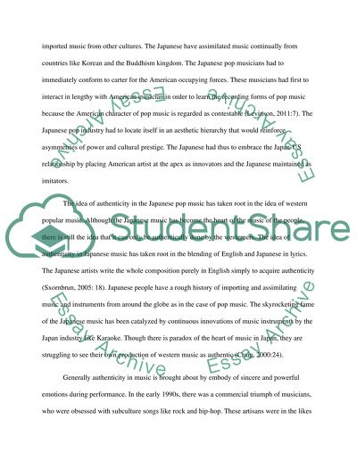 Authenticity in Music