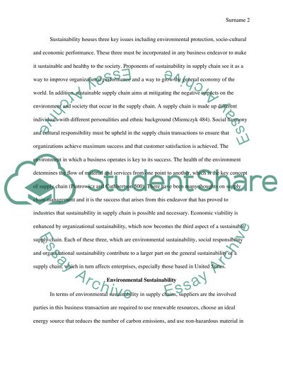 SUPPLY CHAIN GLOBAL TREND - Supply and logistics management CLASS