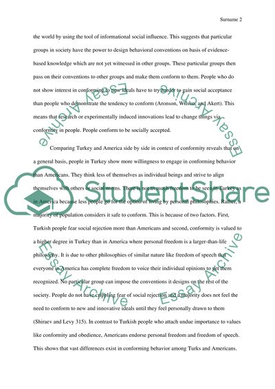 How Does the Research Support Conformity and How Might That Influence Conflict in the World