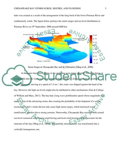 CHESAPEAKE BAY STORM SURGE, SEICHES, AND FLOODING