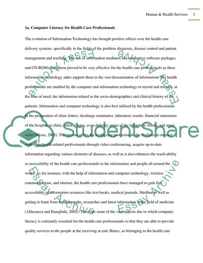 Technological Advancement in Human and Health Services