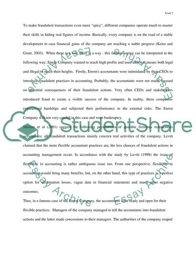 The Continuum from Legitimacy to Fraud