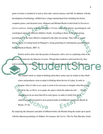 The Study of Modern Childrens Fiction