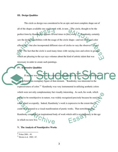 Analysis of Nonobjective Art