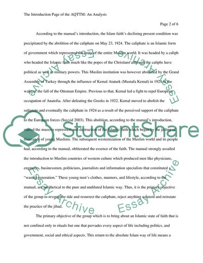 Declaration of Jihad Against the Countrys Tyrants Military Series