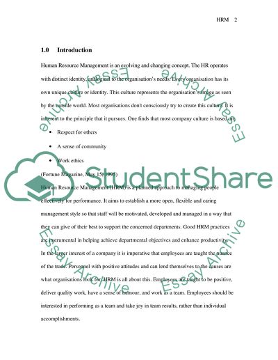 Evaluating Human Resource Management