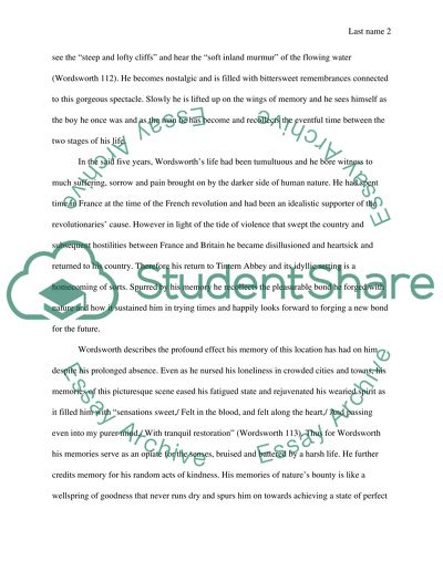 Tintern abbey sparknotes image