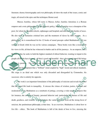 Literature of the Western World - Iliad