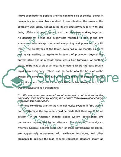 Actual Power, Potential Power, and Potential for Power