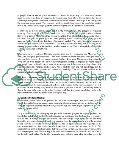 Analysis of Strategic Information Systems